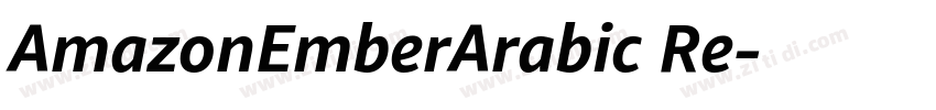AmazonEmberArabic Re字体转换
